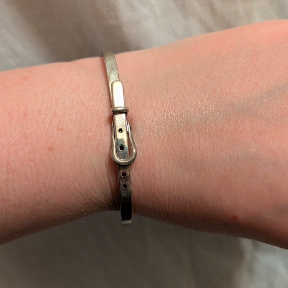 Silver Buckle Bracelet